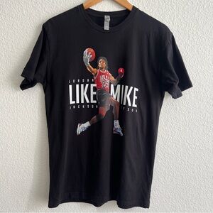 Black graphic LIKE MIKE t-shirt